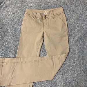 Arizona Jeans Company Khakis Pants Size Average 1 Boot Cut/Straight Leg NWOT